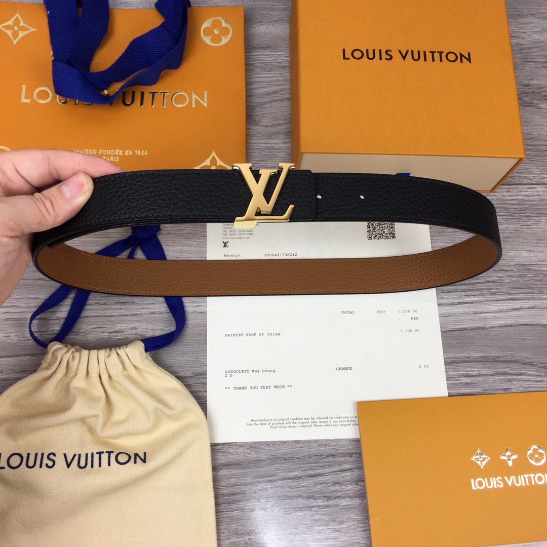 LV Women Initiales 30mm Reversible Belt M9521Q